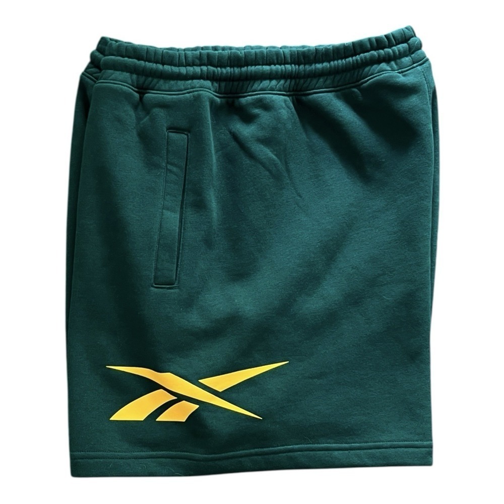 Reebok Men's Forest Green CL BV Casual Shorts Size L - Picture 3 of 6